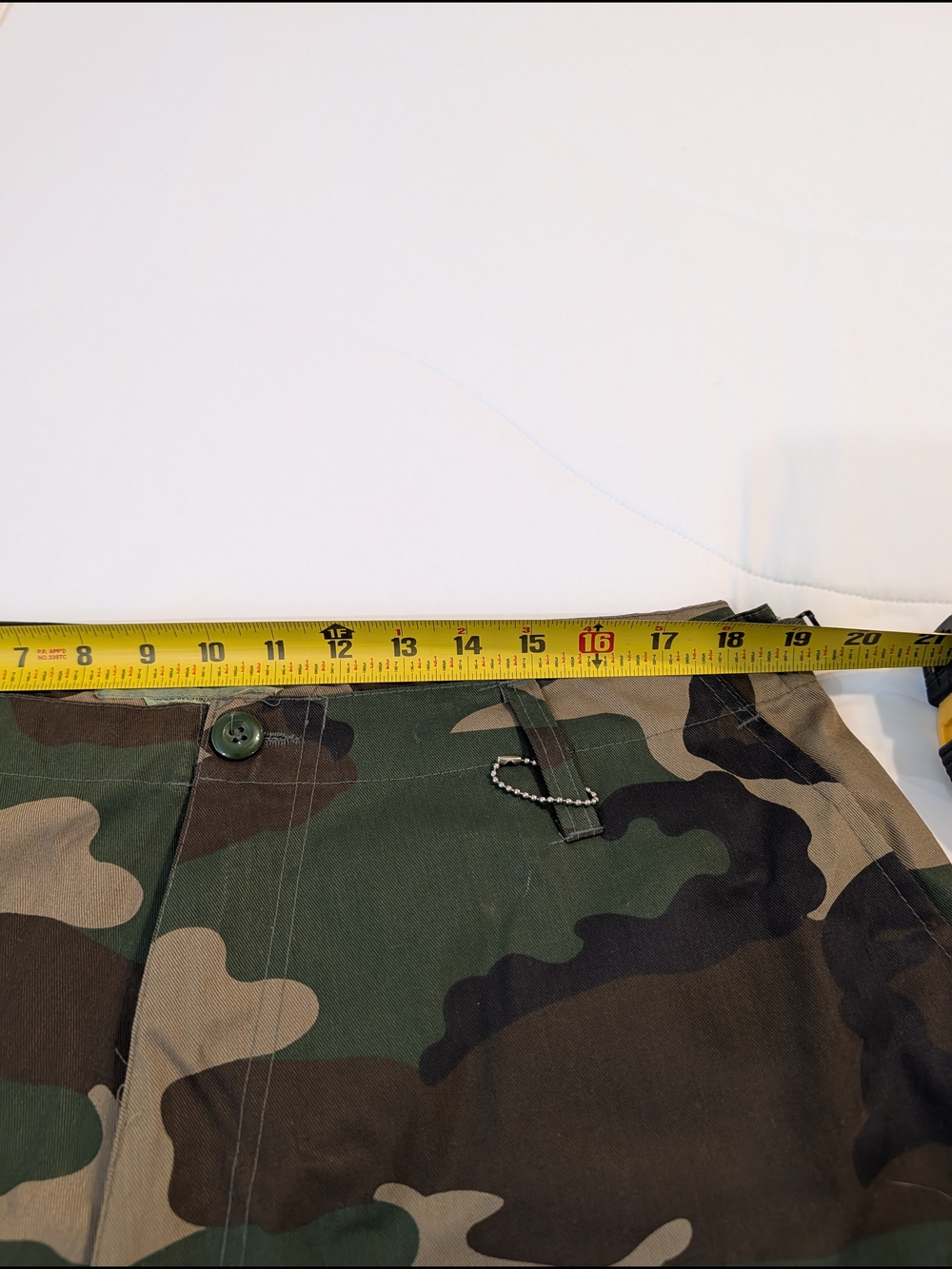 Storm F-16C Woodland Camo Tactical Cargo Pants XL Military Style Drawstring - Picture 7 of 8